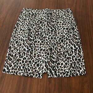 Animal Print Pencil Skirt